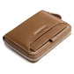 Men's Boxed First Layer Cowhide Extraction Zipper Men's Wallets