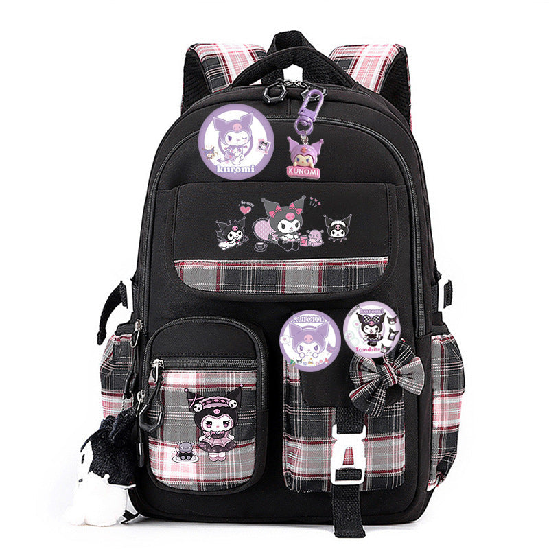 Female Cartoon Cute Portable Burden Alleviation Backpacks