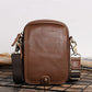 Men's Leather Frosted Cowhide Hanging Handmade Multifunctional Men's Shoulder Bags