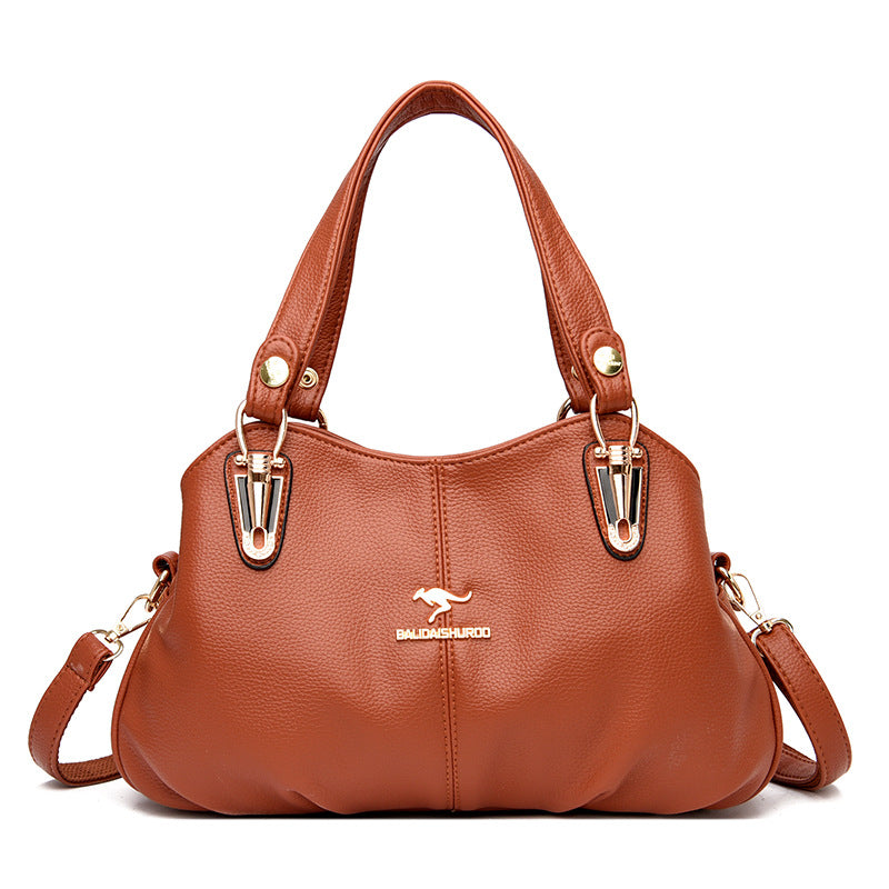 Women's Innovative Large Capacity Elegant Soft Shoulder Bags