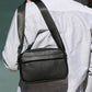 Men's Leather First Layer Cowhide Horizontal Men's Shoulder Bags