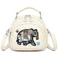 Women's Millennium Kangaroo Size Ethnic Style Elephant Shoulder Bags
