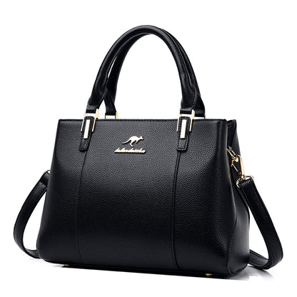 Women's Real Soft Leather Large Capacity Mom Bags