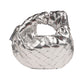 Mini Woven Handmade Croissant Gold Hardware Handbags