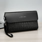 Men's Password Clutch Large Capacity Retro Business Trendy Bags
