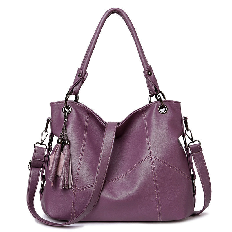 Pretty Women's Pouches Mother-in-law Soft Leather Handbags