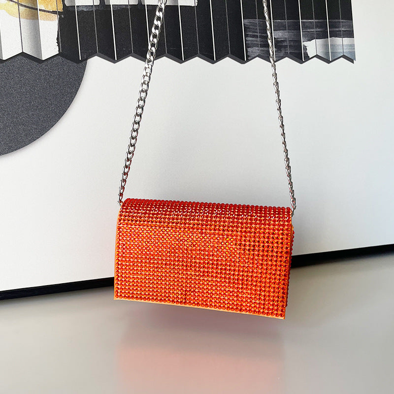 Women's Nightclub Rhinestone Clutch Niche Diamond Underarm Handbags