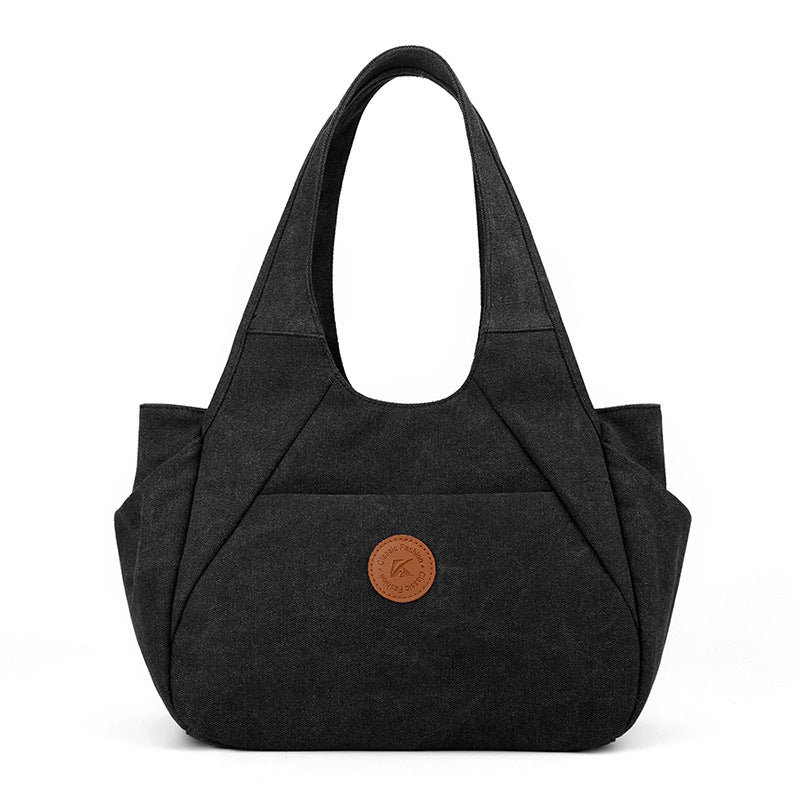Women's Fashionable Simple Korean Style Large Capacity Portable Shoulder Bags