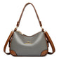 Women's Genuine Leather Mom Large Capacity Contrast Bags