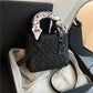 Women's Rhombus Texture Diana Korean Fashion Simple Shoulder Bags