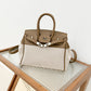 Women's High-grade Fashion Stitching Canvas Commuter Portable Bags