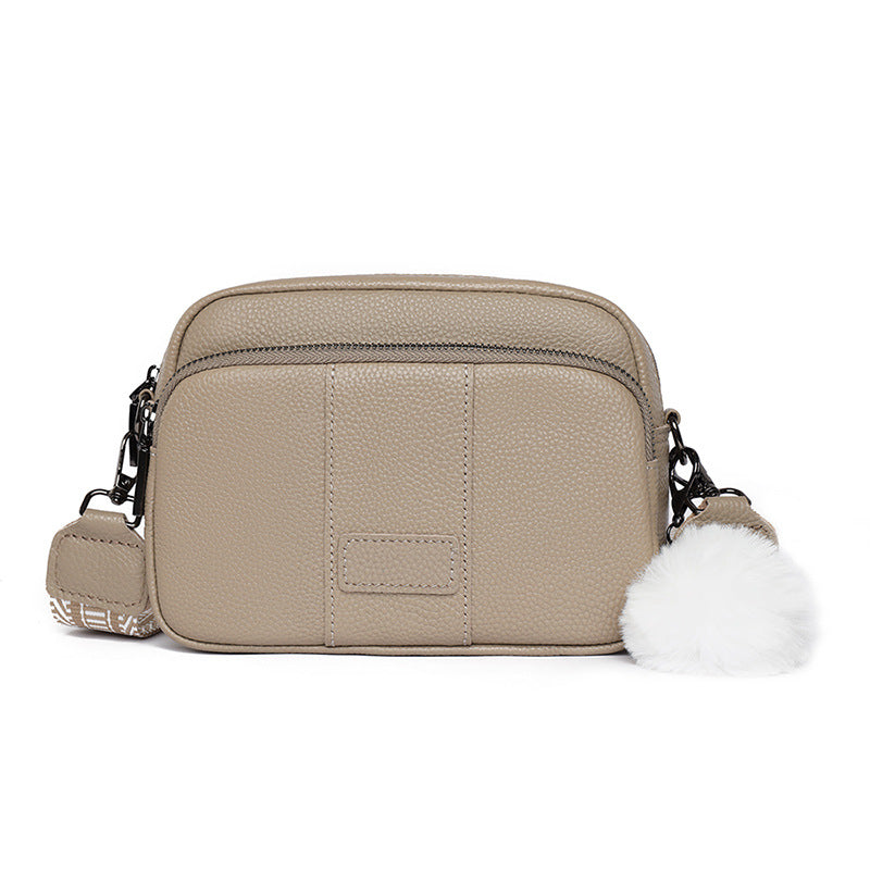Women's Genuine Leather Trendy Fashion Simple Top Crossbody Bags