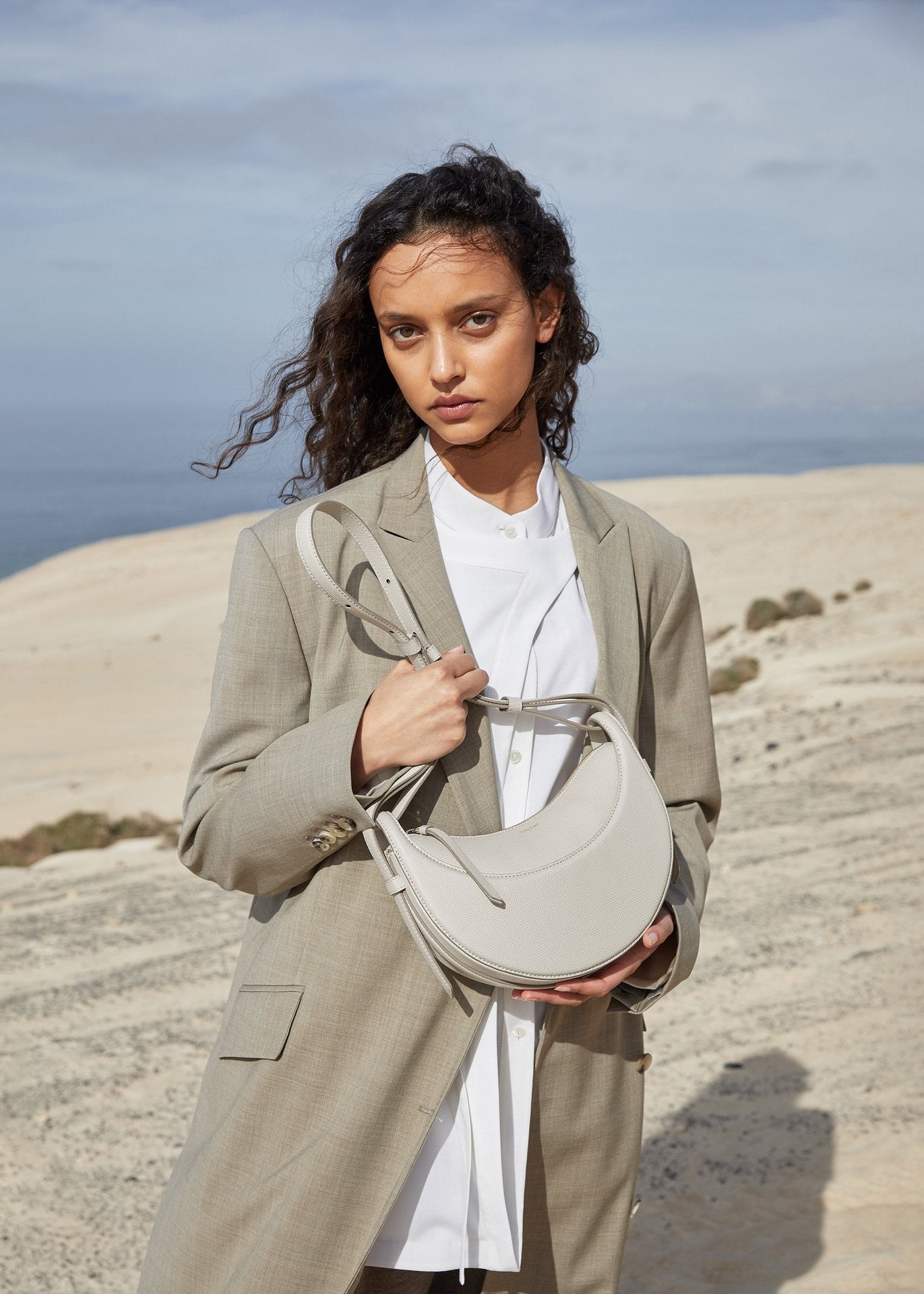 Women's French Half Moon Underarm Saddle Shoulder Bags