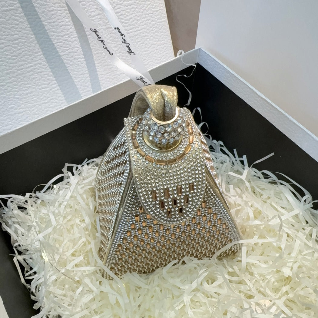 Rhinestone With Diamonds Wedding Birthday Banquet Evening Bags