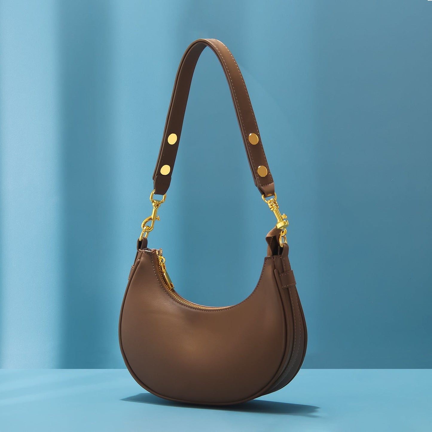 Women's French Minority Design Underarm High-grade Soft Shoulder Bags