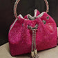Women's Heron Live Streaming On Tassel Rhinestone Shoulder Bags