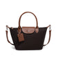 Women's Trendy Nylon Dumplings Fashionable Simple Contrast Handbags