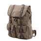 Men's Large Capacity Canvas Waterproof Drawstring Hiking Backpacks