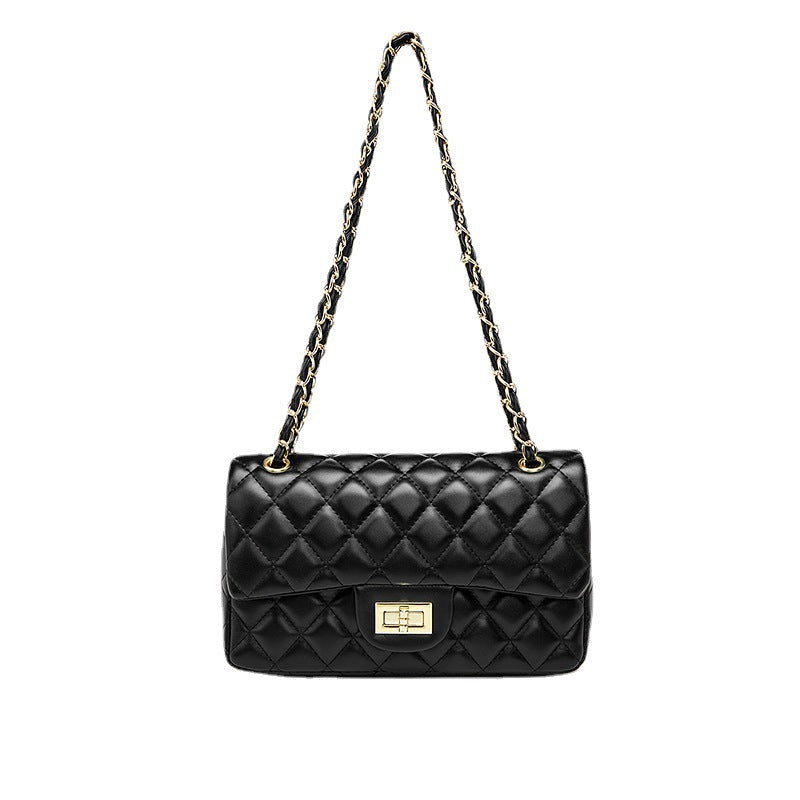 Women's Summer Chain Classic Style Diamond Solid Crossbody Bags