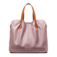 Women's Son Mother Contrast Color Genuine Leather Handbags