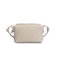 Women's Hand-woven Simple Trendy Black White Chessboard Bags