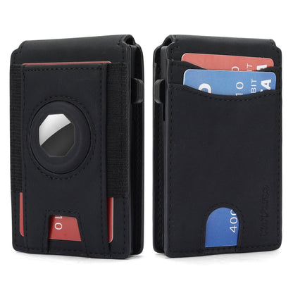 Men's Tracking Positioning Swiping Multiple Slots Leather Men's Wallets