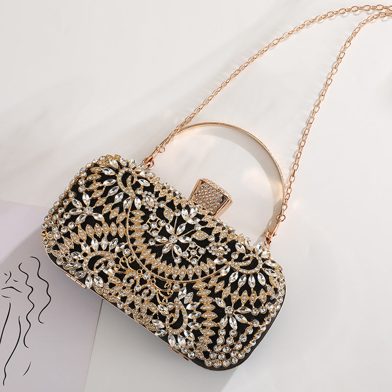 Rhinestone Dinner Party Pattern Large Capacity Bags