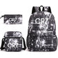 Pencil Three-piece Canvas Large Capacity Leisure Shoulder Bags