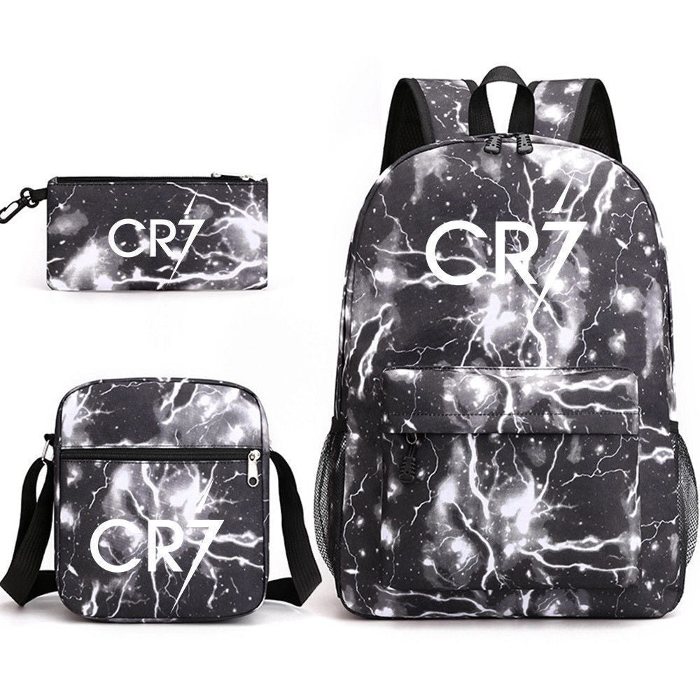 Pencil Three-piece Canvas Large Capacity Leisure Shoulder Bags