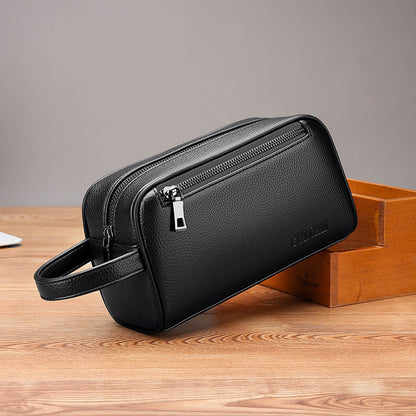 Men's Clutch Fashion Leather Large Capacity Trendy Men's Handbags