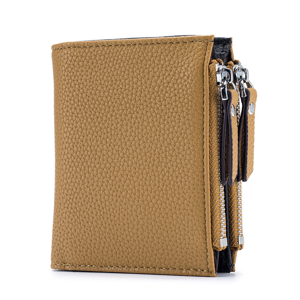 Women's & Men's & Leather Short Large Capacity Fashion Ladies Wallets