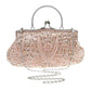 Women's Handmade Pearl Embroidery Dress Garment Dinner Evening Bags