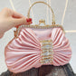 Shiny Diamond Studded Hand Banquet Kelly Evening Bags