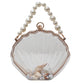 Beaded Clip Shell Pearl Chain Acrylic Shoulder Bags