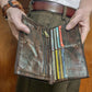 Men's Layer Cowhide Handmade Distressed Pleated Long Men's Wallets