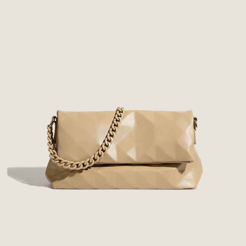 Trendy High-grade Rhombus French Style Underarm Shoulder Bags