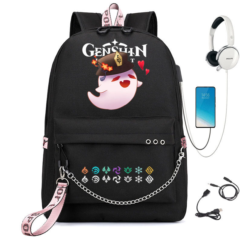 Popular Slouchy Pretty Creative Iron Chain Backpacks