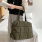 Winter Large Capacity Rhombus Feeding Cotton Bags