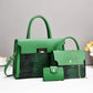 Snakeskin Pattern Simple Advanced Large Capacity Crossbody Bags