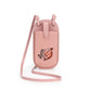 Women's First Layer Cowhide Mini Vertical Mobile Phone Bags