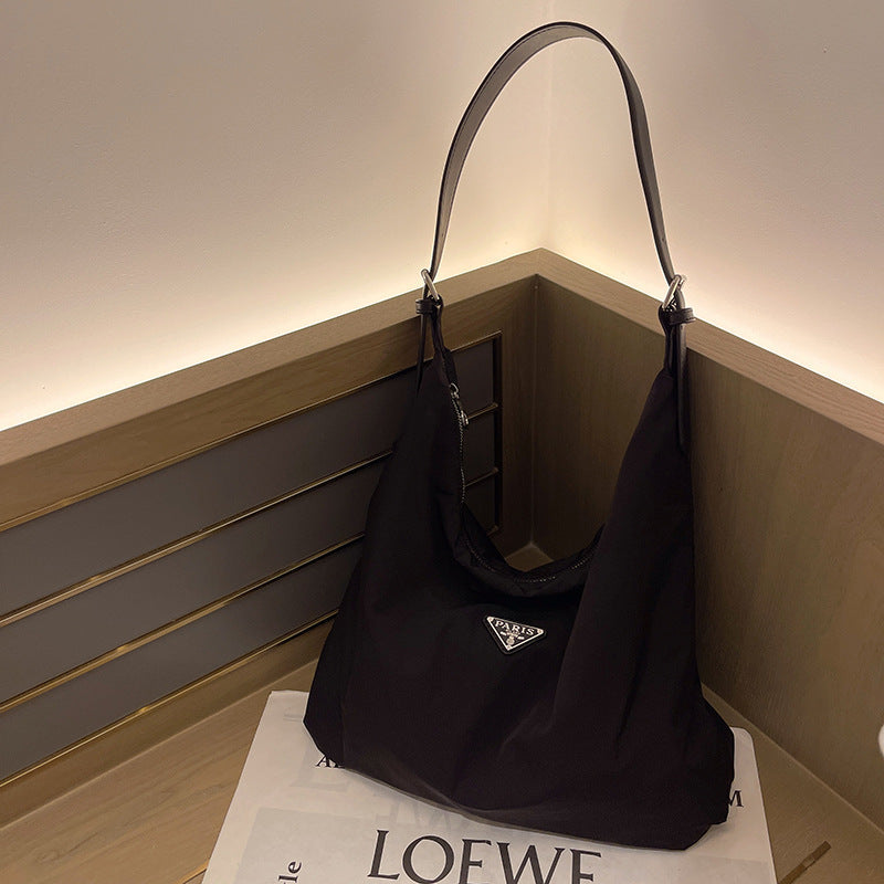 Women's Capacity Commuter Fashion Underarm Canvas Big Crossbody Bags