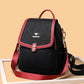 Female Versatile Large Capacity Soft Leather Backpacks