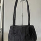 Thailand Trendy Lady Design Satin Letter Embroidery Shoulder Bags