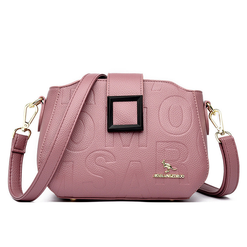 Women's Graceful Fashionable Letter Pouch Mom Shoulder Bags