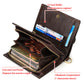 Men's Creative Leather Zip Large Capacity Purses