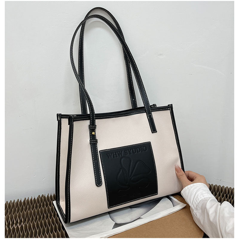 Women's Genuine Leather Large Easy Niche Cow Shoulder Bags