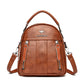Women's Western Style Shell Korean Fashionable Sheepskin Backpacks