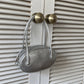 Women's Korean Style Niche Chain Oval Simple High Crossbody Bags