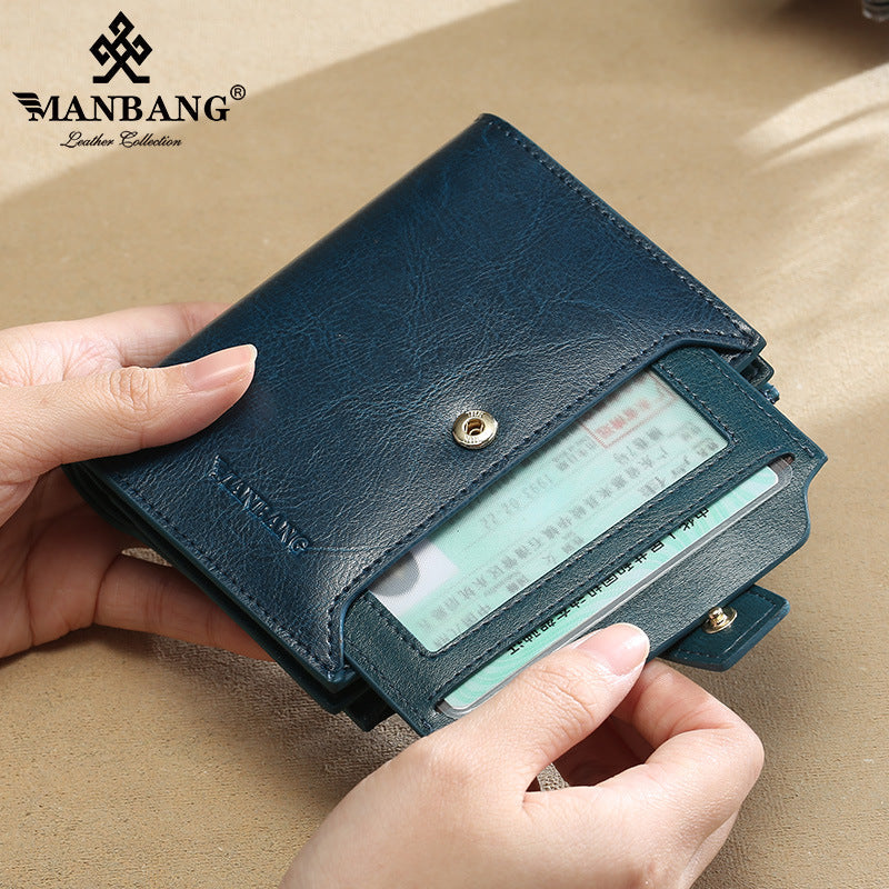 Female Swiping Zipper Hasp Multifunctional Car Ladies Wallets