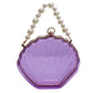 Women's Transparent Shell Box Western Style Pearl Shoulder Bags
